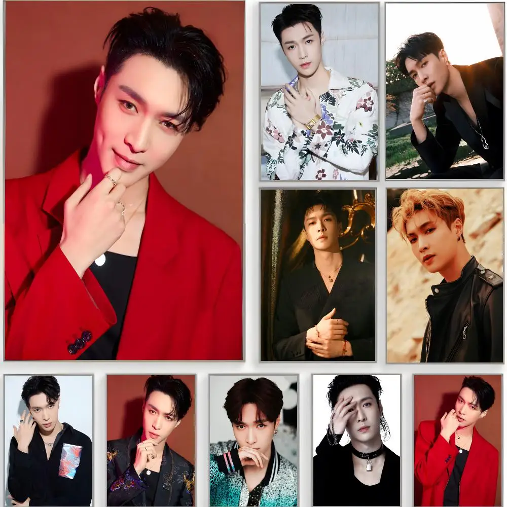 charming singer l-lay zhang Poster Classic Wall Art  Home Decor  Peel and Stick Unframed