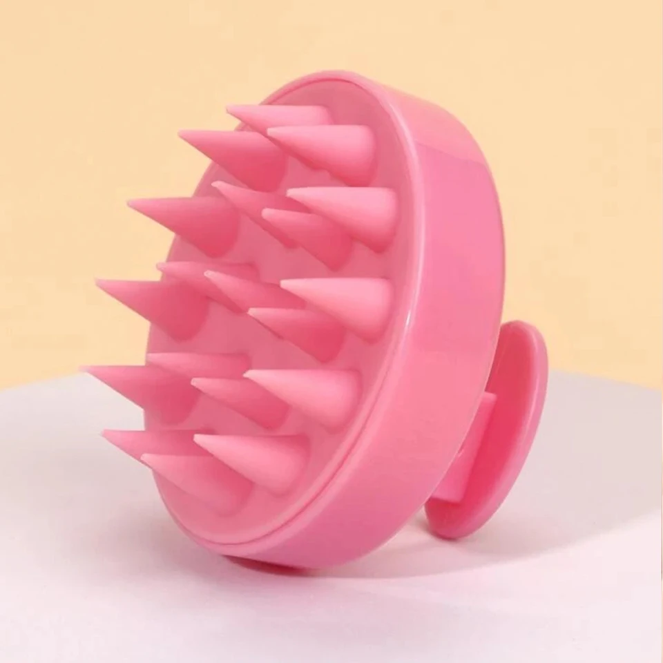 

1pcs Silicone Shampoo Brush Head Scalp Massage Comb Hair Washing Comb Body Massage Brush Bath Shower Brush