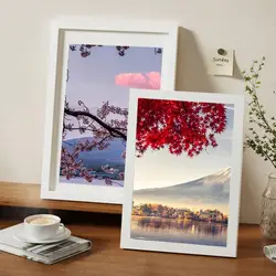 1Pc A4 Photo Frame Shatter Resistant Certificate Frame High-quality Elegant A4 Photo Frame Wall Display for Home Wall Decor