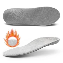 Winter Plantar Fasciitis Arch Support Orthopedic Insoles Warm Shoe Insert Pad,Flat Feet Orthotic Insole Men Women Sneaker Sole