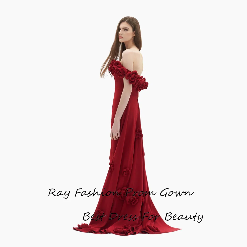 Ray Evening Dress Sexy فستان حفلة موسيقية Elegant Off The Shoulder Formal Occasion Cocktail Prom Gown For Mature Women 2024