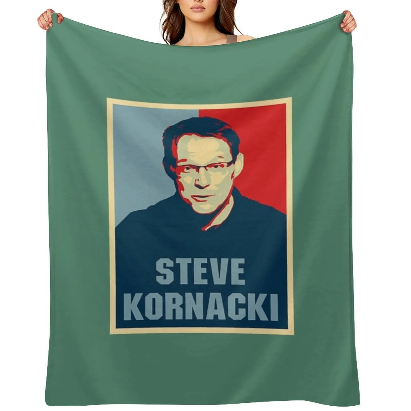 

Steve Kornacki Throw Blanket Camping warm for winter Blankets For Baby Moving Blankets