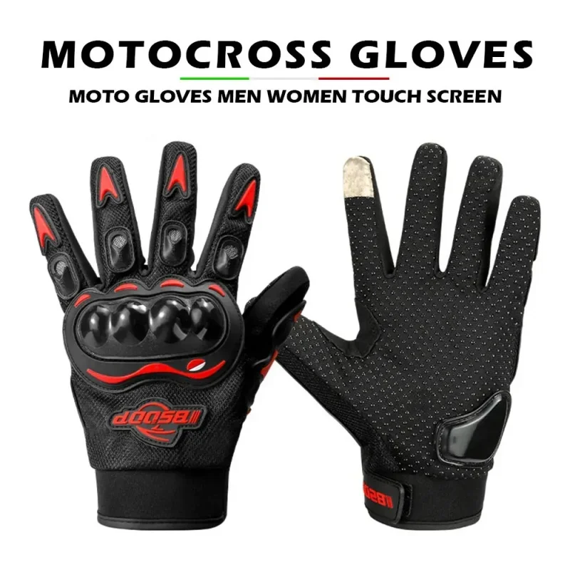 

Motorbike Moto Motocross Gloves Motorcycle Breatheable Guantes Touchscreen Hand Protector Gear Gloves Racing Pit Bike Riding