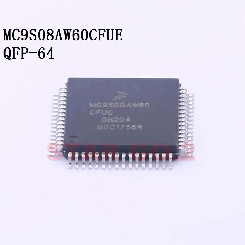 2PCSx MC9S08AW60CFUE QFP-64  Microcontroller