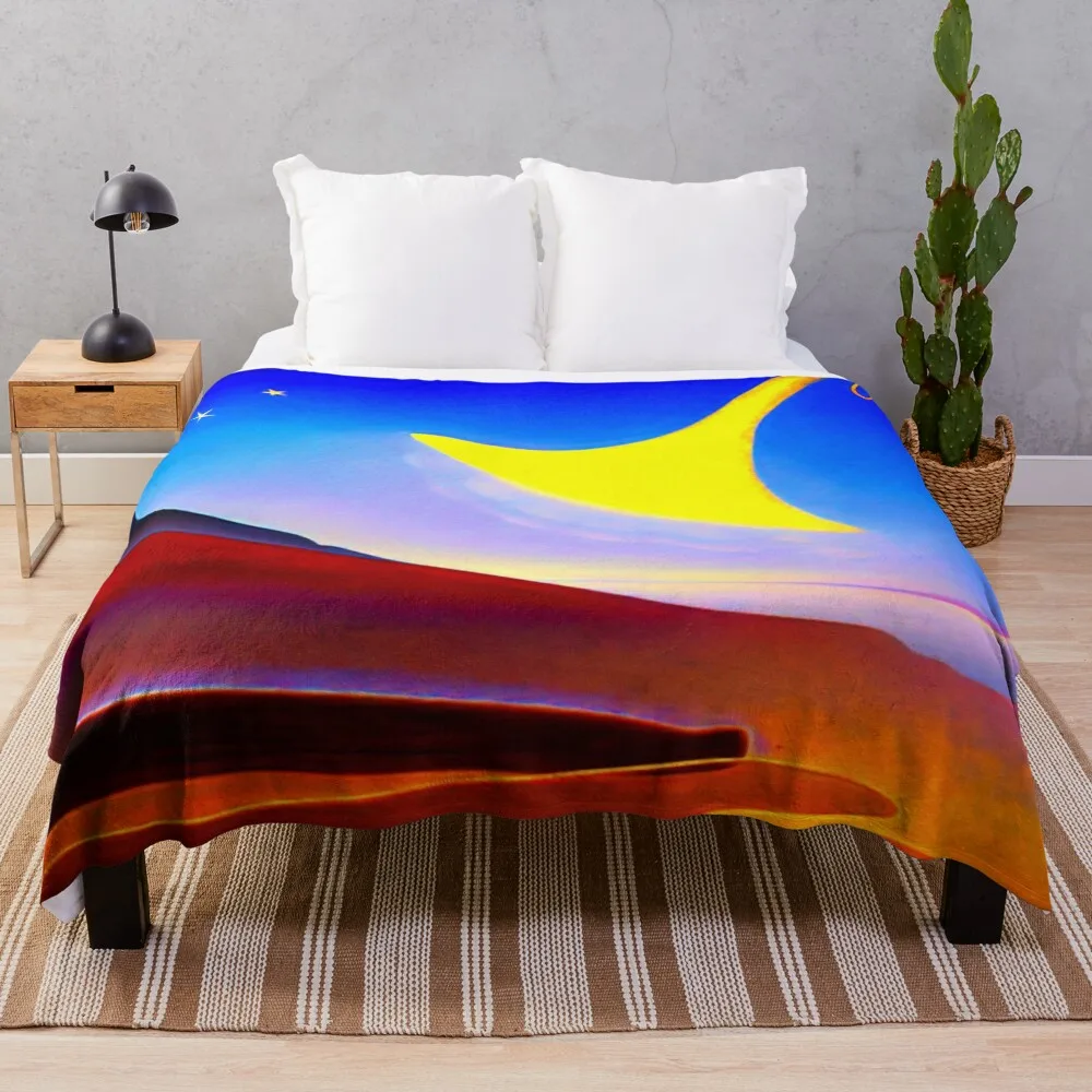 Awakening Memory of Father - 1943 By Agnes Lawrence Pelton Vibrante Edition Throw Blanket Travel Single for sofa Blankets