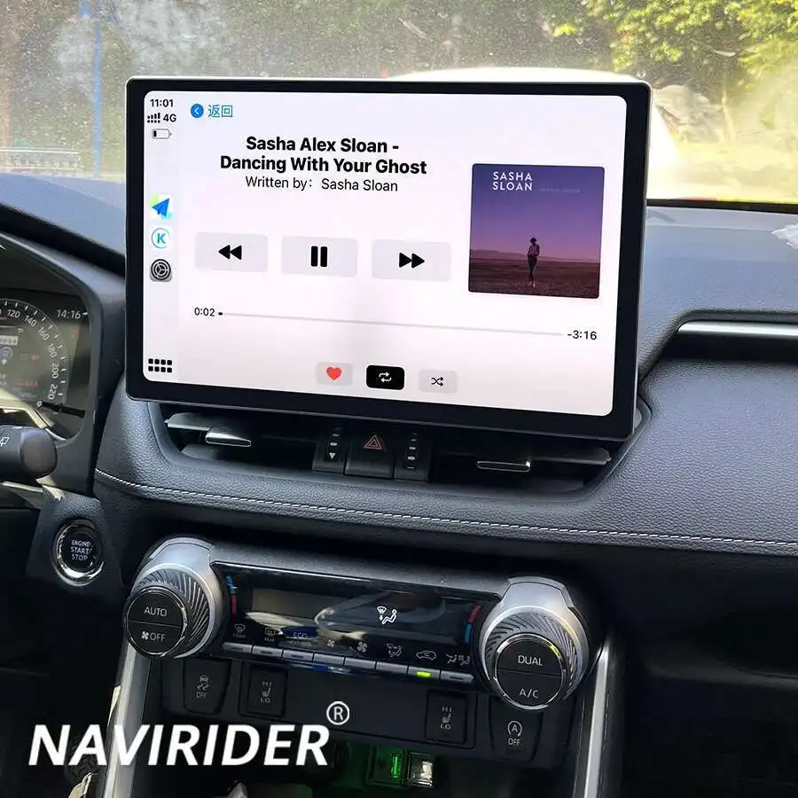 Android 14 Carplay Auto For Toyota RAV4 5 XA50 2018 2019 2020 2021 2022 2023 Multimedia Car Radio Player WIFI+4G DSP 2DIN Stereo