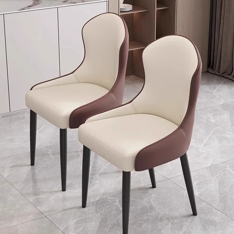 White Luxury Dining Chair Modern European Designer Vintage Dining Chair Trendy Nordic Muebles Para El Hogar Home Furniture