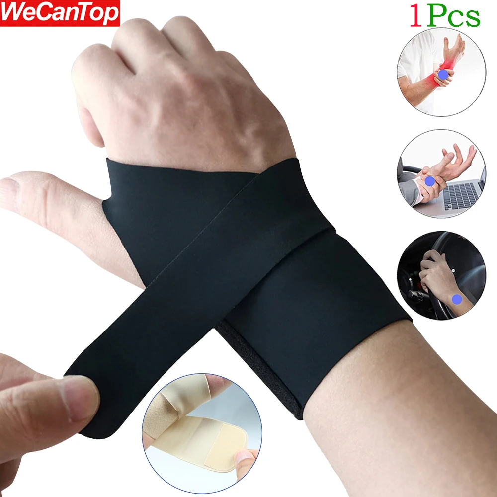 1Pcs Ultra Thin Wrist Brace - Sport Slim Carpal Tunnel Support for Men & Women,Adjustable,Lightweight,Breathable & Skin Friendly