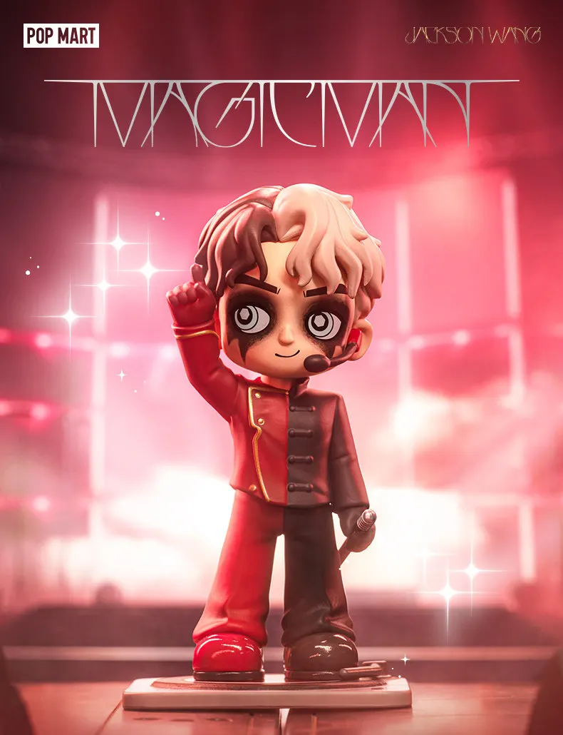 

POPMART Jackson Wang's Magic Man Series, креативная изысканная декоративная модная фигурка для домашнего интерьера, периферийные изделия, подарок-сюрприз