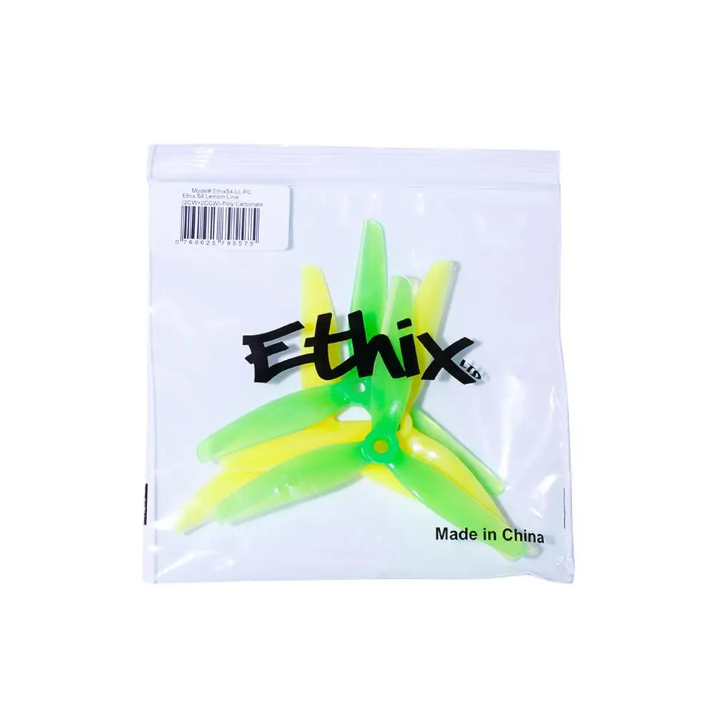 

HQ Ethix S4 Prop 5X3.65X3 5031 5inch 3 blade/tri-blade Lemon Lime propeller prop for FPV racing drone part