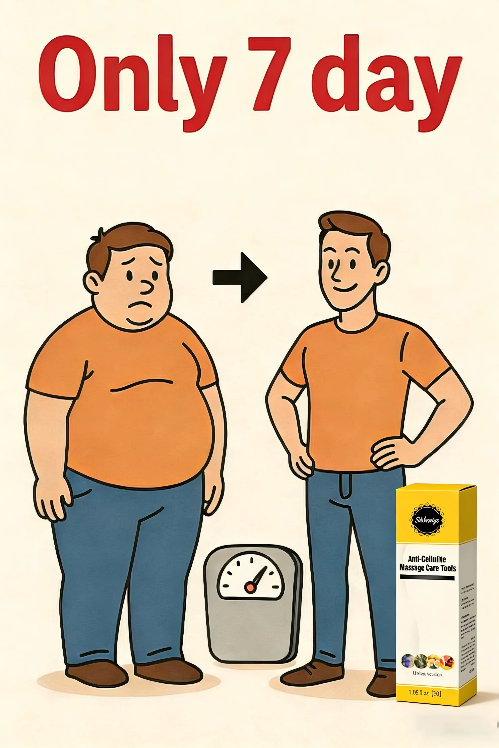 

7 days Reduce your worries and stop constantly fretting about your figure. Unisex.