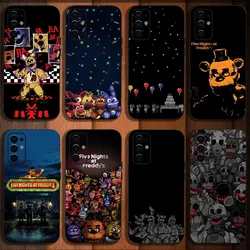 F-Five N-Nights at F-Freddys FNAF Phone Case For Samsung S24,S21,S22,S23,S30,Ultra,S20,Plus,Fe,Lite,Note,10,9,5G Black Soft Case