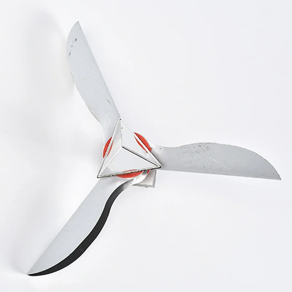 

Silver Stainless Steel Windmill Bird Repeller Strong Durable Housing Guards Outdoor Use Transmission Towers Railway