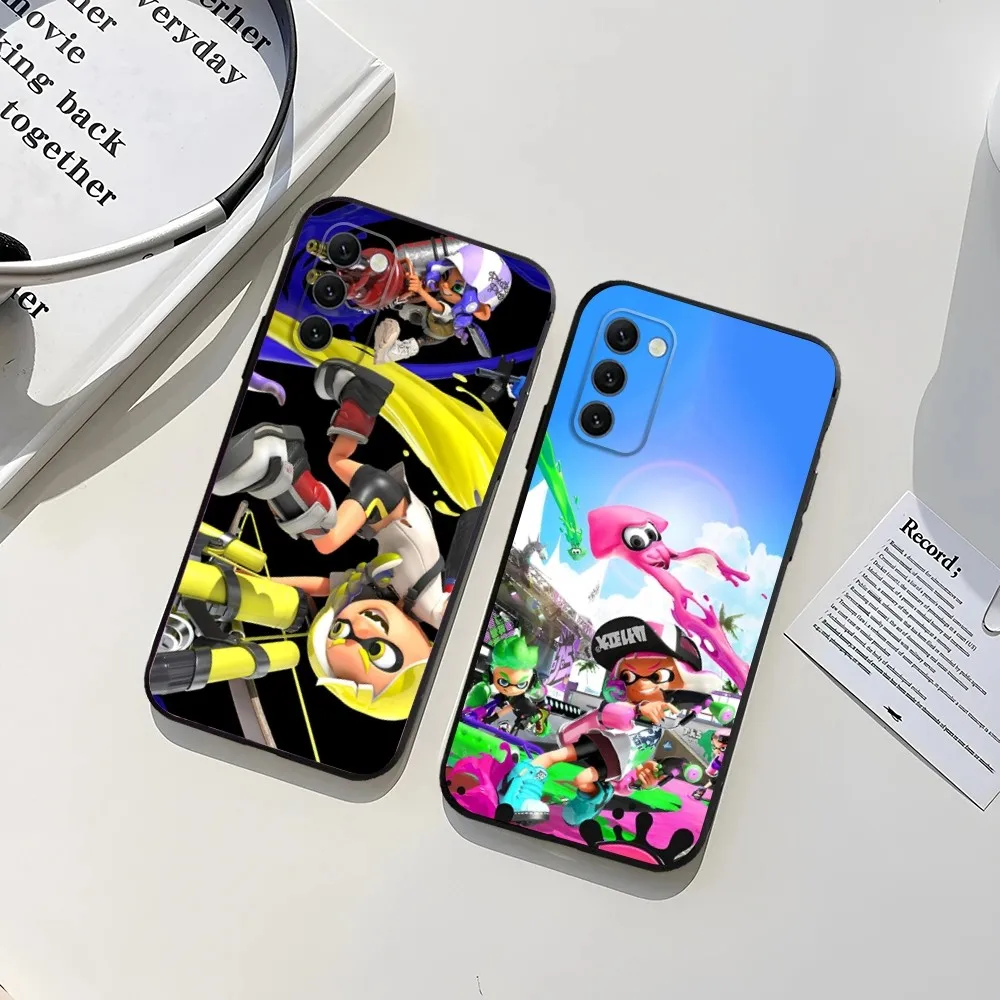 Game S-Splatoon Phone Case For Samsung Galaxy A13,A21s,A22,A31,A32,A52,A53,A71,A80,A91 Soft TPU Protective Cover