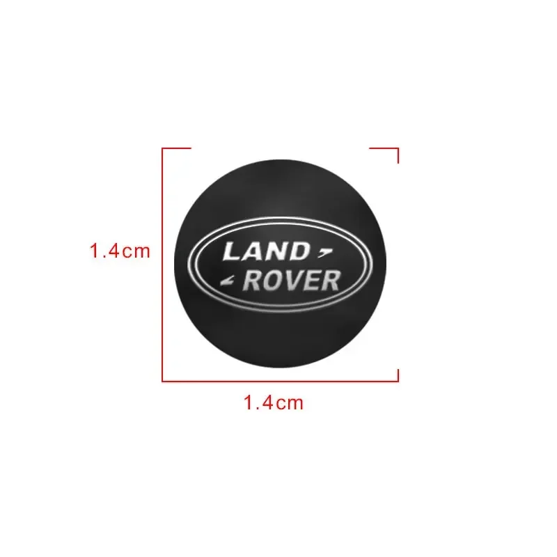 Car Remote Key Sticker Aluminum Emblem Decoration Decal For Land Rover Range Rover Velar Sport Discovery 2 3 4 Defender Decor