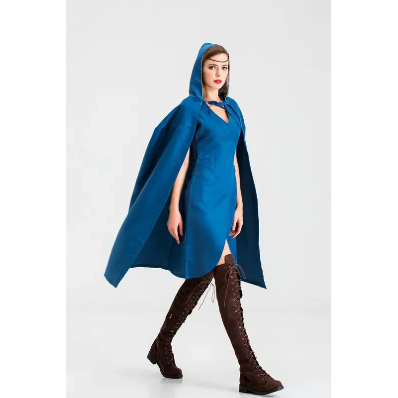 HN8 Film Costume Cosplay Daenerys Dress Il Drago Madre Costumi per adulti Carnevale di Halloween Gioco di ruolo Abiti Abiti Masquera8...Gf