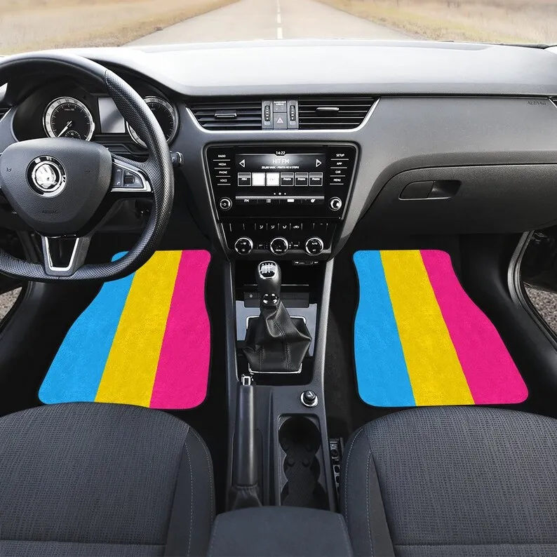 

Pansexual Car Mats / Pansexual LGBT Car Mats / Pansexual Front Car Mats / LGBT Car Accessories