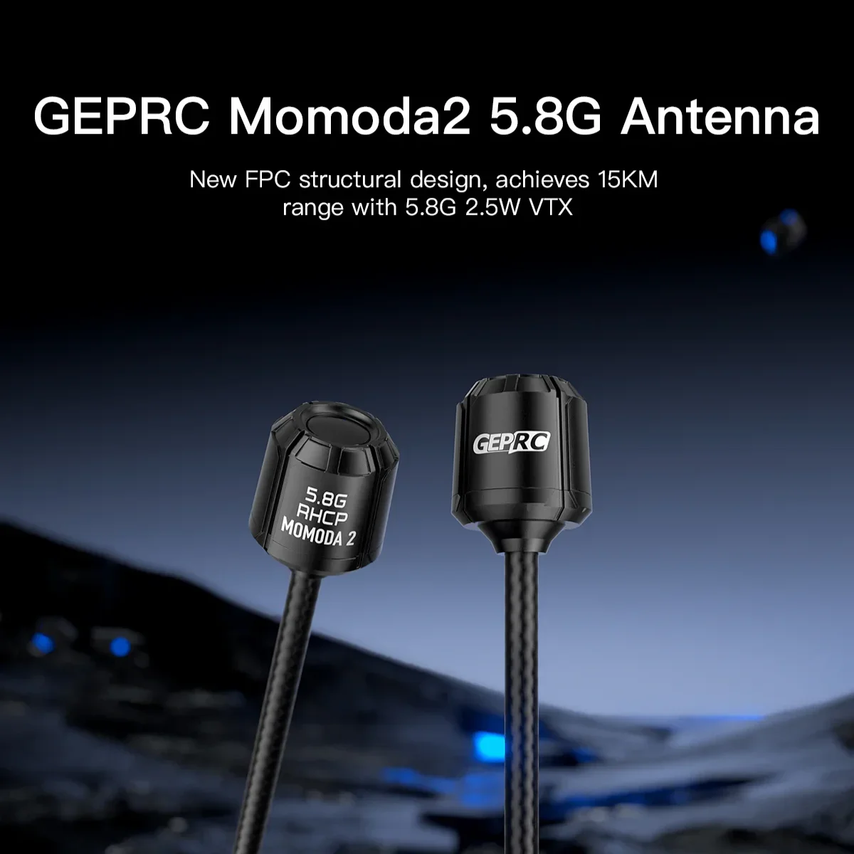 GEPRC Momoda2 5.8G เสาอากาศรุ่นยาวเหมาะสําหรับ RHCP LHCP DIY RC FPV Quadcopter Drone Freestyle 5.3GHz 6GHz อุปกรณ์เสริม