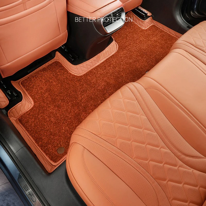 For BYD Sea Lion 07 EV 2024 2025 Fully Coverage Custom Floor Mat Car Interior Double-layer Carpet Protective Floor Mat Liners
