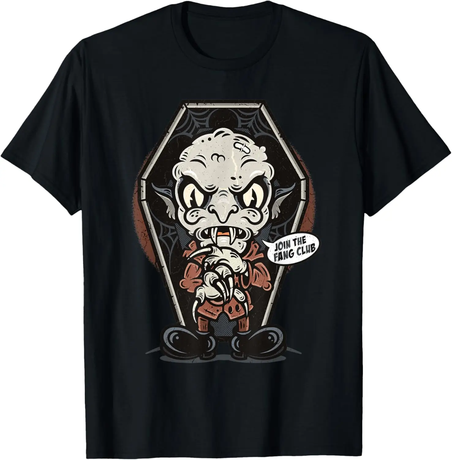 

Nosferatu Vintage Cartoon Spooky Horror Gothic Vampire Gift T-Shirt