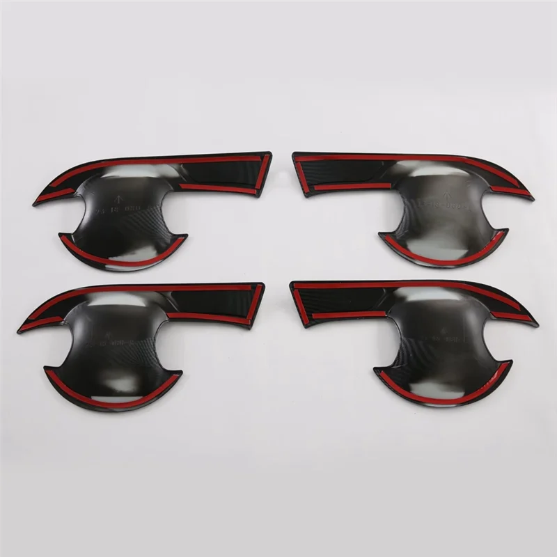 

A026-For Toyota Yaris Ativ/Vios 2023 2024 Car Exterior Door Handle Bowl Cover Trim Accessories ABS Carbon Fiber