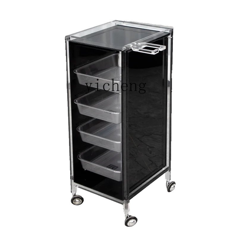 HSN Barber Shop Tool Cabinet Simple Hair Salon Cart Hair Salon Tool Shelf Beauty Salon Tool Cart