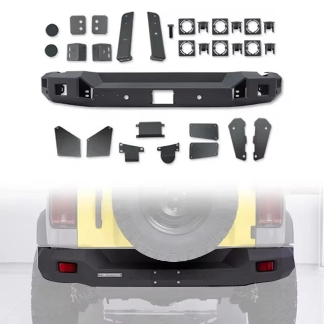

Hot selling:High Quality Upgrade Modified Carbon Steel Blade Style Rear Bar Bumper Car Rear Bumper for