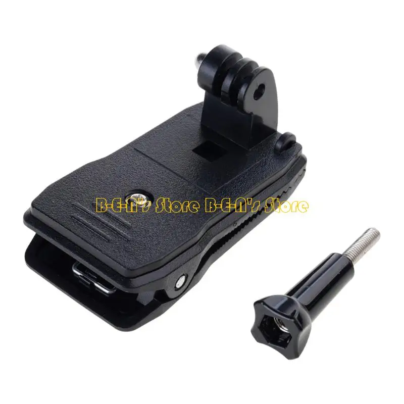 Y1AD Backpack Strap Cap Clip Mount 360 Degree Rotary Clamp Arm for Hero Series Action Camera Accessories