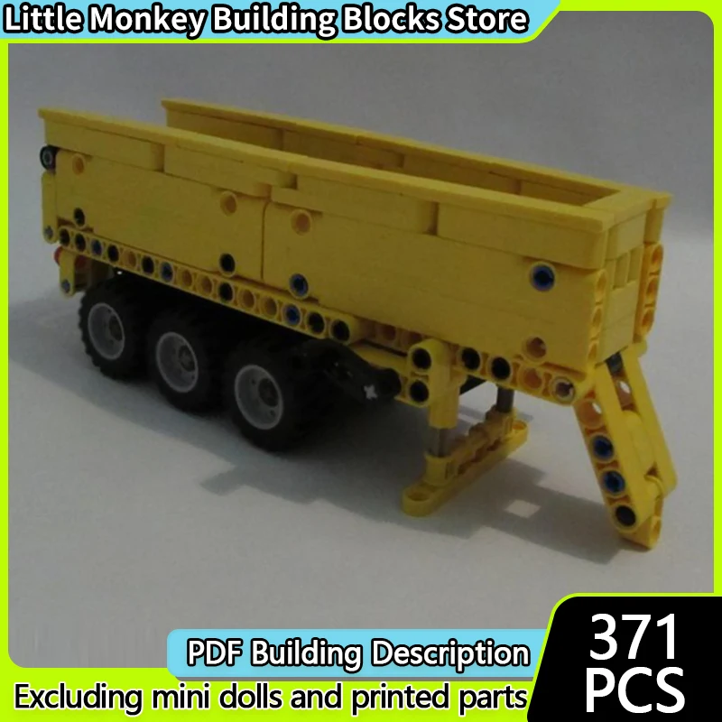 

Urban Rescue Vehicles Model MOC Building Bricks 3 Axle Trailer Modular Technology Children Holiday Gifts Assemble Toys Suit