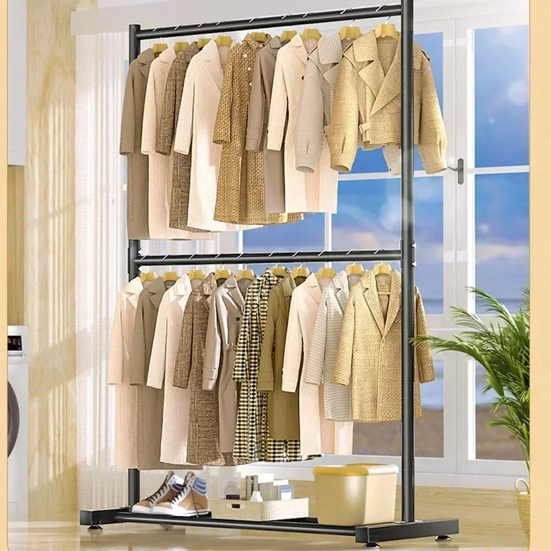 

LClothes Racks Room Furniture For Bedrooms Hallway Hanger Hanger Prefabricated Clothes Rack Coat Stand Shoemakers Wall Floor Go