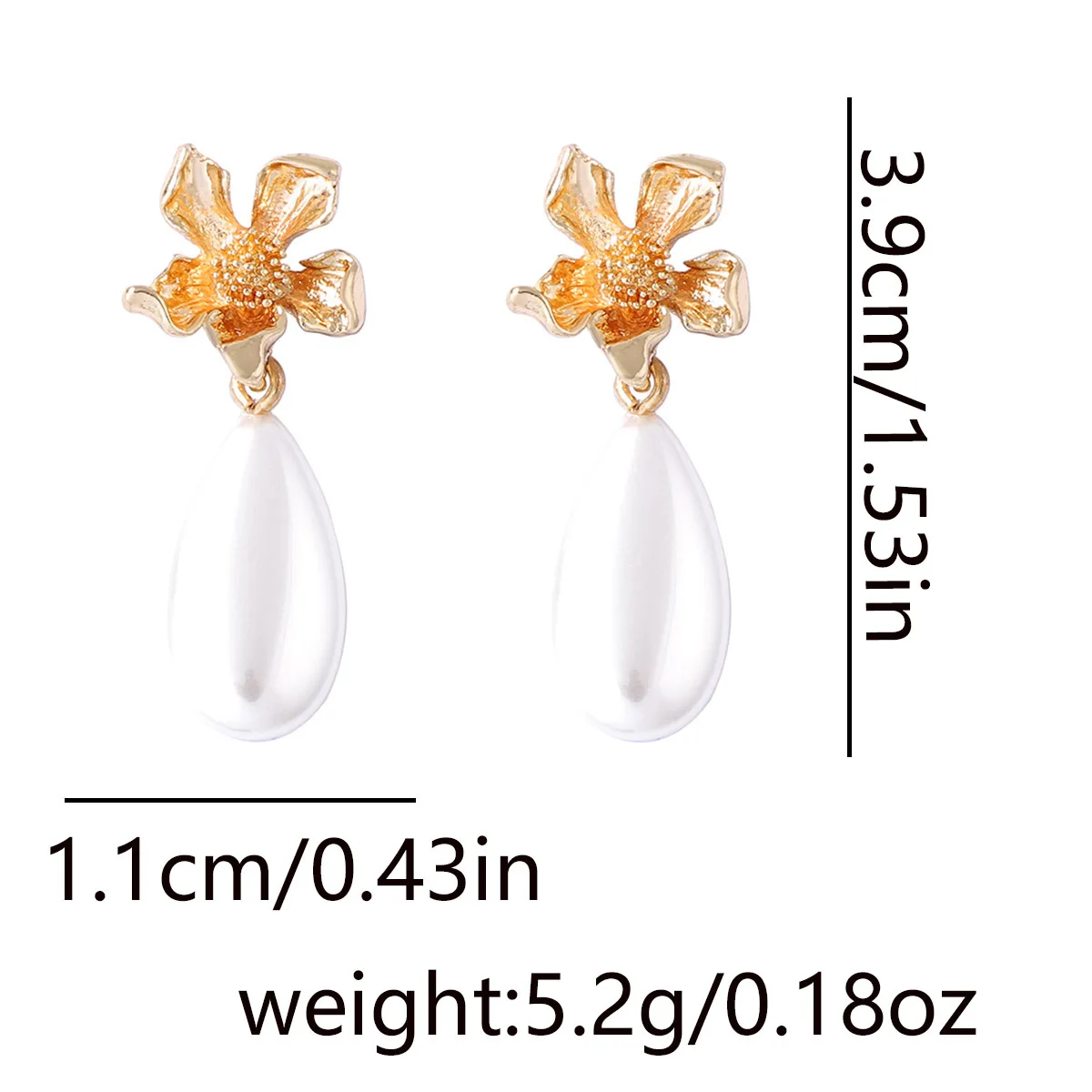 ZAA Vintage Metal Flower Earring Dangle 2025 Luxury Pearl Drop Jewelry Charms Trendy Woman Statement Holiday Party Accessories