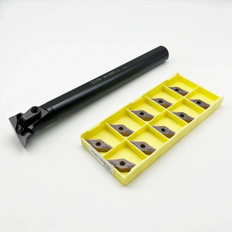 MVUNR MVUNL Internal Turning Tool S20R S25S S32T MVUNR16 MVUNL16 VNMG Carbide Inserts VNMG160404 VNMG160408 MS HS LF6018