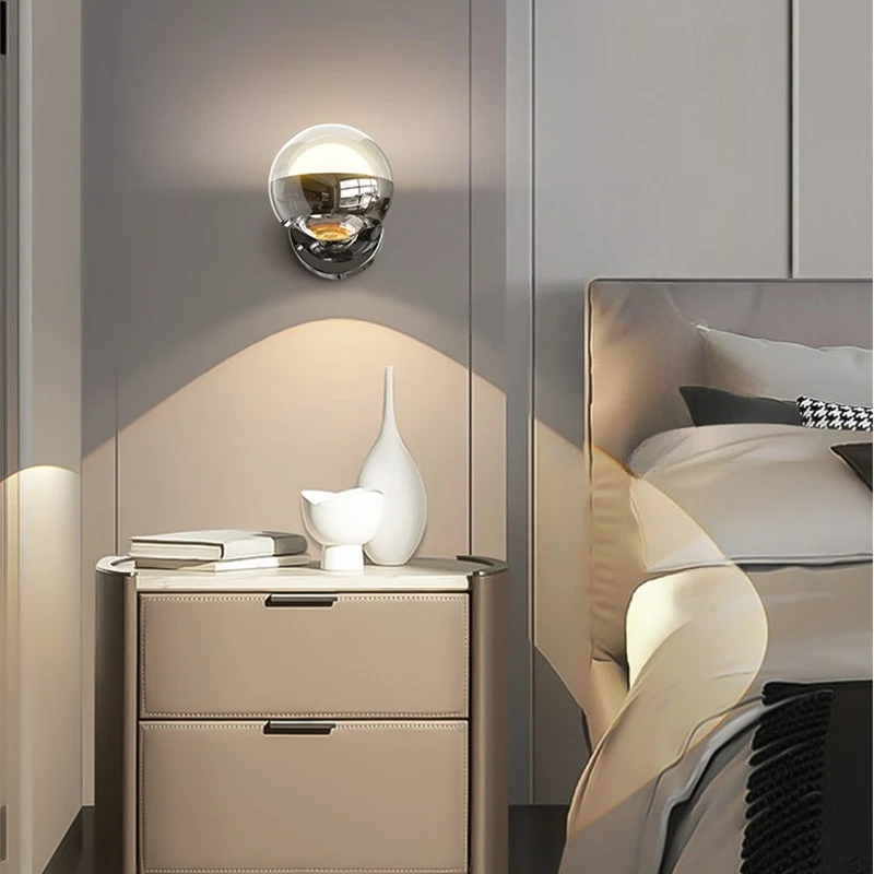 

Nordic Modern Spotlight LED Wall Light for Living Room Bedroom Bedside Reading Home Decor Light Fixture Indoor Sconce Wall Lamps