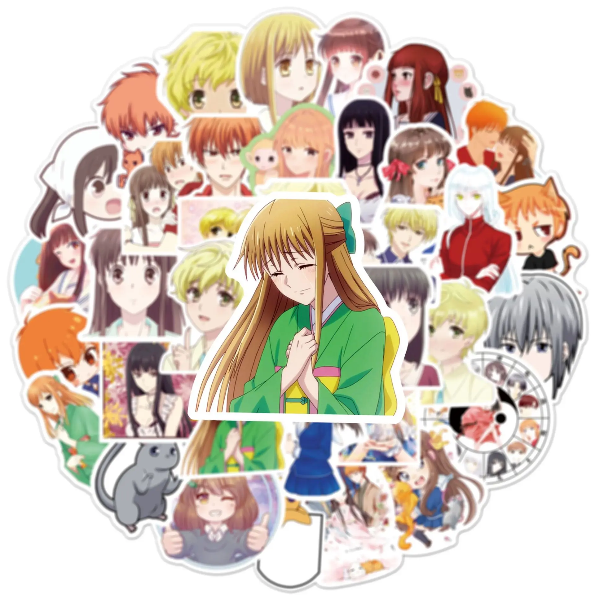 10/50PCS Anime Fruits Basket Graffiti Stickers For Water Cup Luggage Laptop Phone Guitar Stationery Decorative Stickers Kids Toy