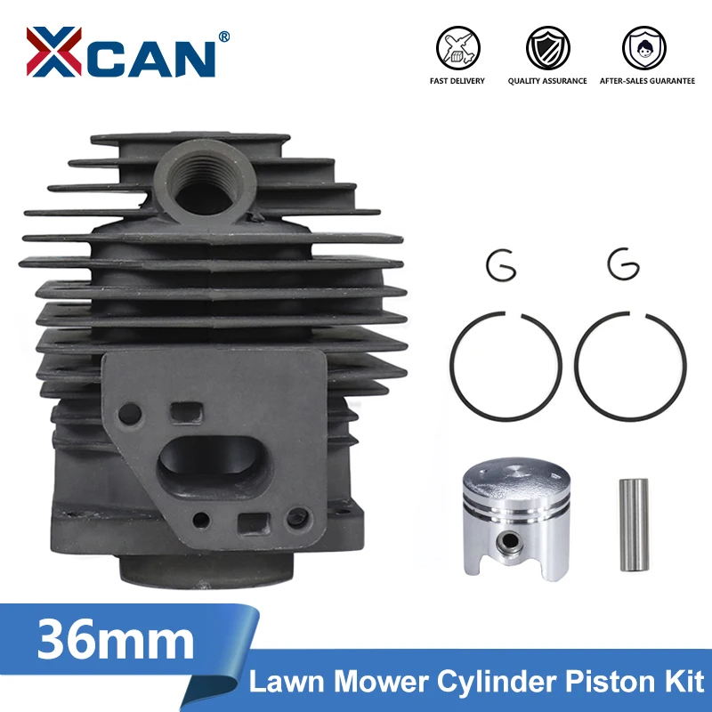 Kit pistone cilindro tosaerba XCAN 36mm per Mitsubishi 1E36F-2 TL33 CG330 TB33 TU33 Set cilindro tagliaerba