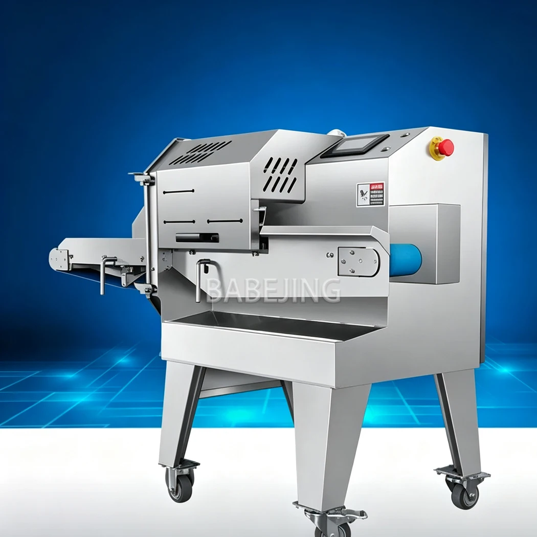 Meat Slicer Machine, Commercial Cooked Ham Cutting Equipment for Diner Buffet Deli Store