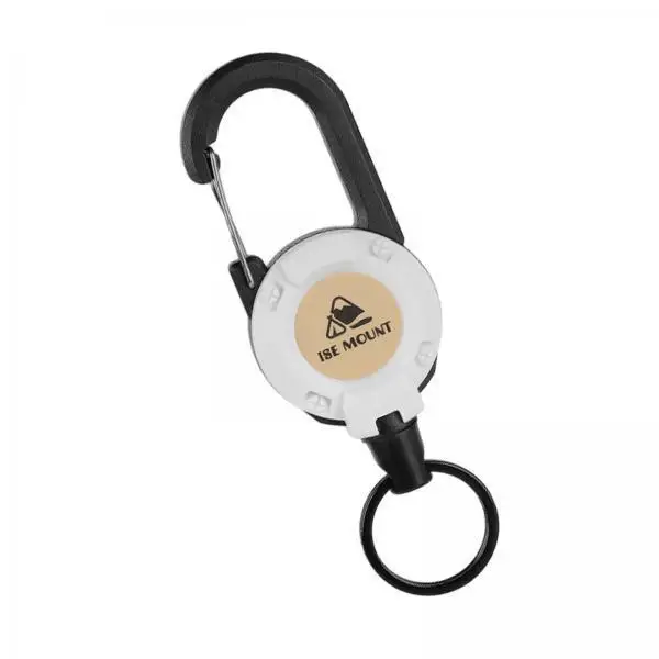 Retractable Keyring Plastic Carabiner Holder for Management Workers Keychain Climbing Keyring