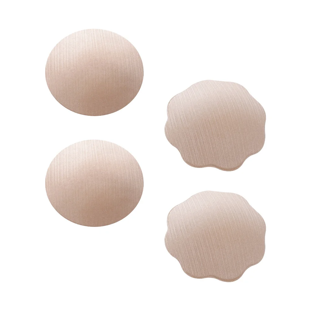 2Pairs Invisible Nipples Covers Comfortable Non-Irritating Adhesive Pasties for Women Invisible Bra Stickers Breathable