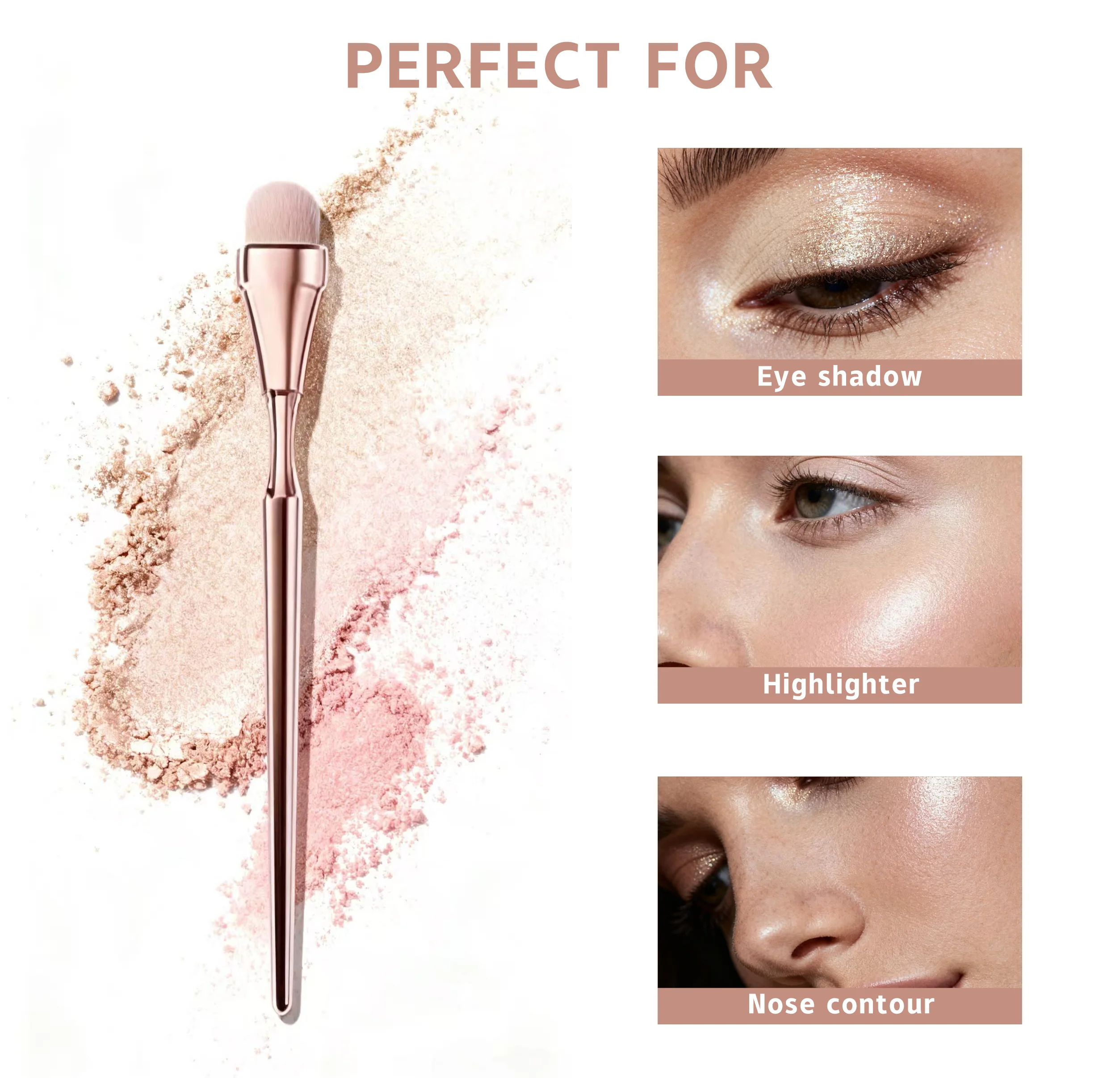 9 paak Makeup Brush Set Foundation Concealers Eye Shadows Powder Blush Blending Brushes Beauty Tools with Bag Professional