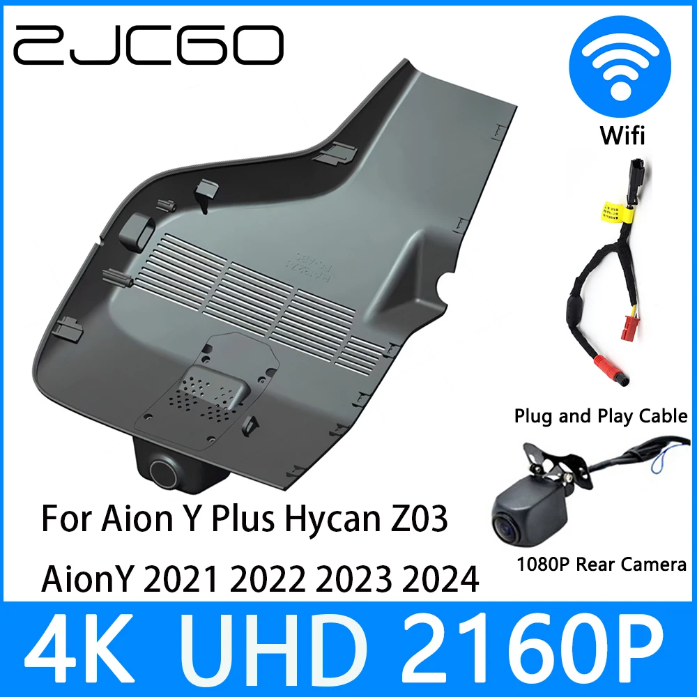 

ZJCGO Dash Cam 4K UHD 2160P Car Video Recorder DVR Night Vision Parking for Aion Y Plus Hycan Z03 AionY 2021 2022 2023 2024