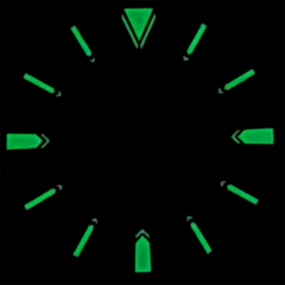 مشاهدة أجزاء جديد الجوف التدريجي ساعة الطلب والهيكل العظمي الأيدي صالح 29 مللي متر أسود فضي أزرق أخضر الهاتفي C3 مضيئة صالح NH70 NH72 #4