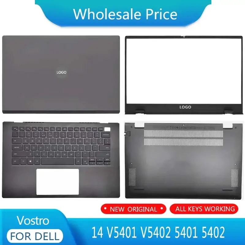 Imagem -01 - para Dell Vostro 14 V5401 V5402 5401 5402 Portátil Lcd Capa Traseira Moldura Frontal Superior Apoio para as Mãos Base Inferior Case Dobradiças do Teclado Novo para dell vostro 14 v5401 v5402 5401 5402 portatil lcd capa traseira moldura frontal superior apoio para as maos base inferior case dobradicas do teclado novo 01