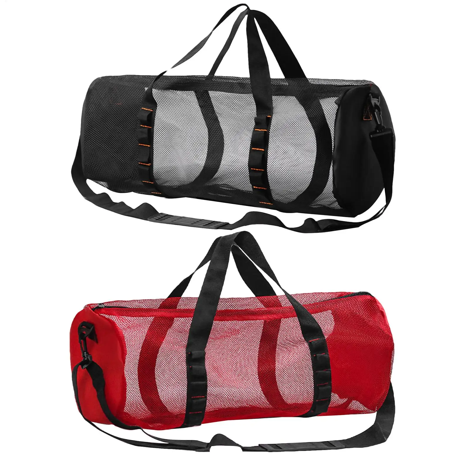 Mesh Dive Beach Bag Foldable Oversized Diving Bag Travel Beach Gear Diving Duffel Luggage for Scuba Surfing Snorkeling Equipment