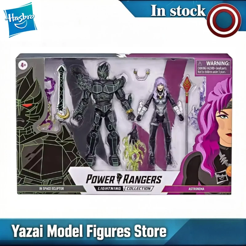 Original Hasbro Power Rangers Lightning Collection in Space Ecliptor and Astronema Action Figure Toys Gift Model