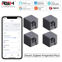 Tuya Zigbee Fingerbot Plus Smart Fingerbot Switch Button Pusher APP Timer Voice Control Works with Alexa Google Home Assistant