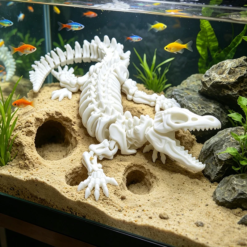 1PC Realistic Canglong Skeleto - огляд і ціна Aquarium Fish Reproduction