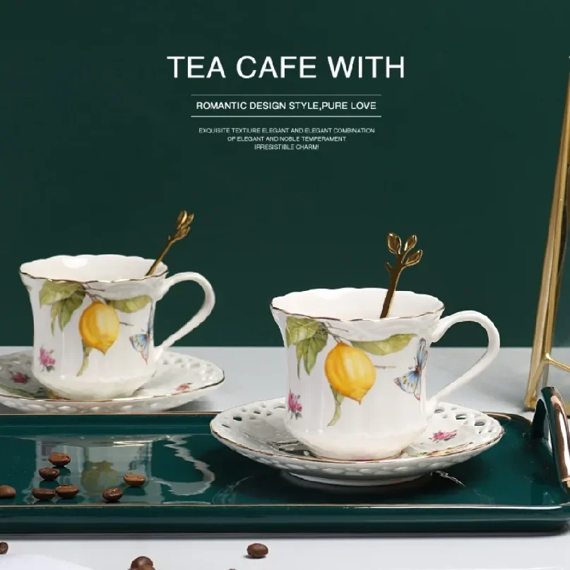 Set di Tazze da Tè in Stile Eu - Espresso Cup Saucer recensione e prezzo