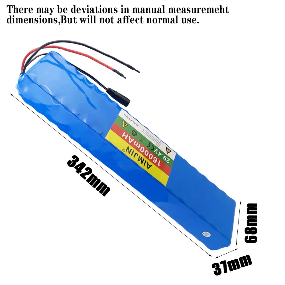 7S5P 29.4V 16000mAh 18650 Battery Lithium Ion Battery For transportation equipment Outdoor Power Supplies etc