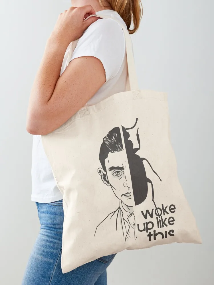 

Woke Up Like This - Metamorphosis - Kafka Tote Bag sacs de shopping shopping bag Gift bag canvas tote bags