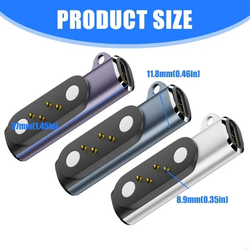 Reliable Type C Charging Adapter Connectors For POLVCDG Headphone Connectivity And Durability Metal Build Use 896C